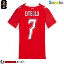 Ženske Nogometnih dresov Švica Breel Embolo #7 Domači SP 2026 Kratki rokavi